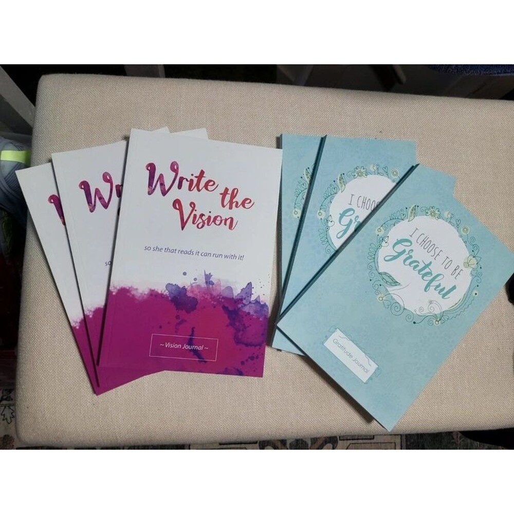 6-Piece Gratitude & Vision Journal Bundle | New/Unused
